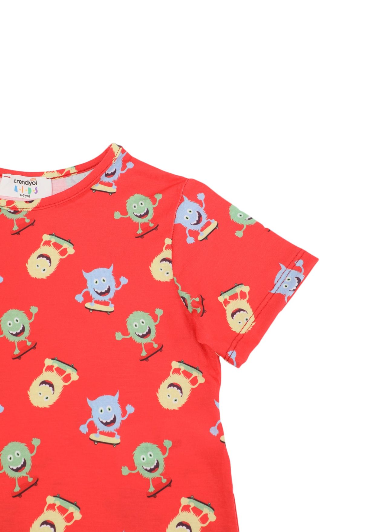 Kids Little Monster Print T-Shirt