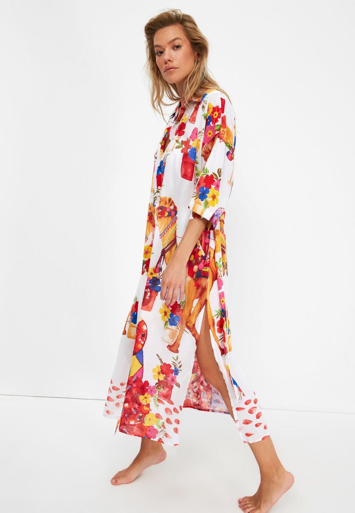 trendyol floral patterned