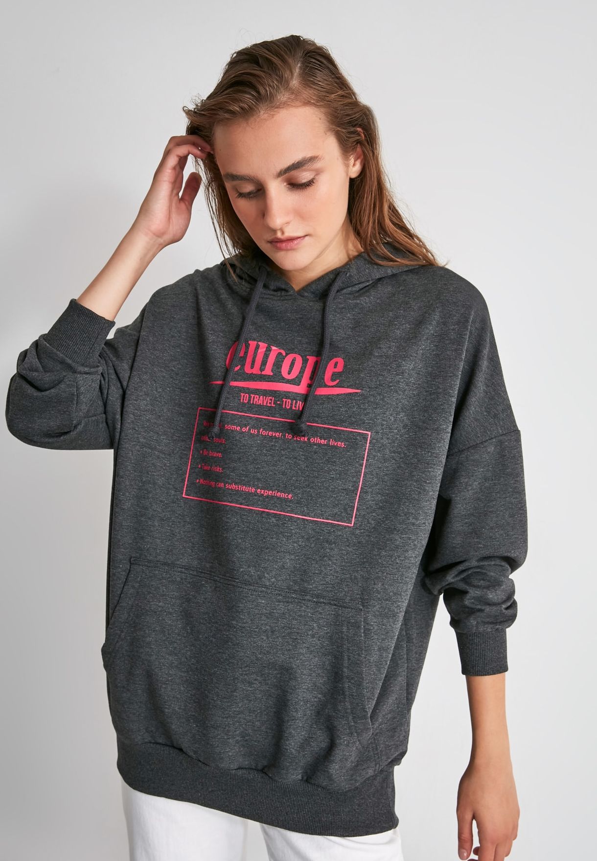 graphic oversized hoodie