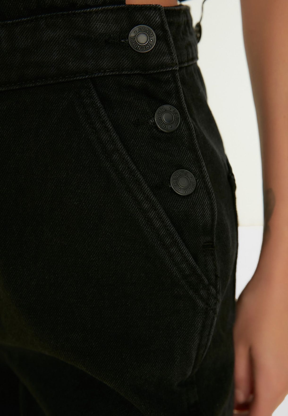 Pocket Detail Denim Jumpsuit