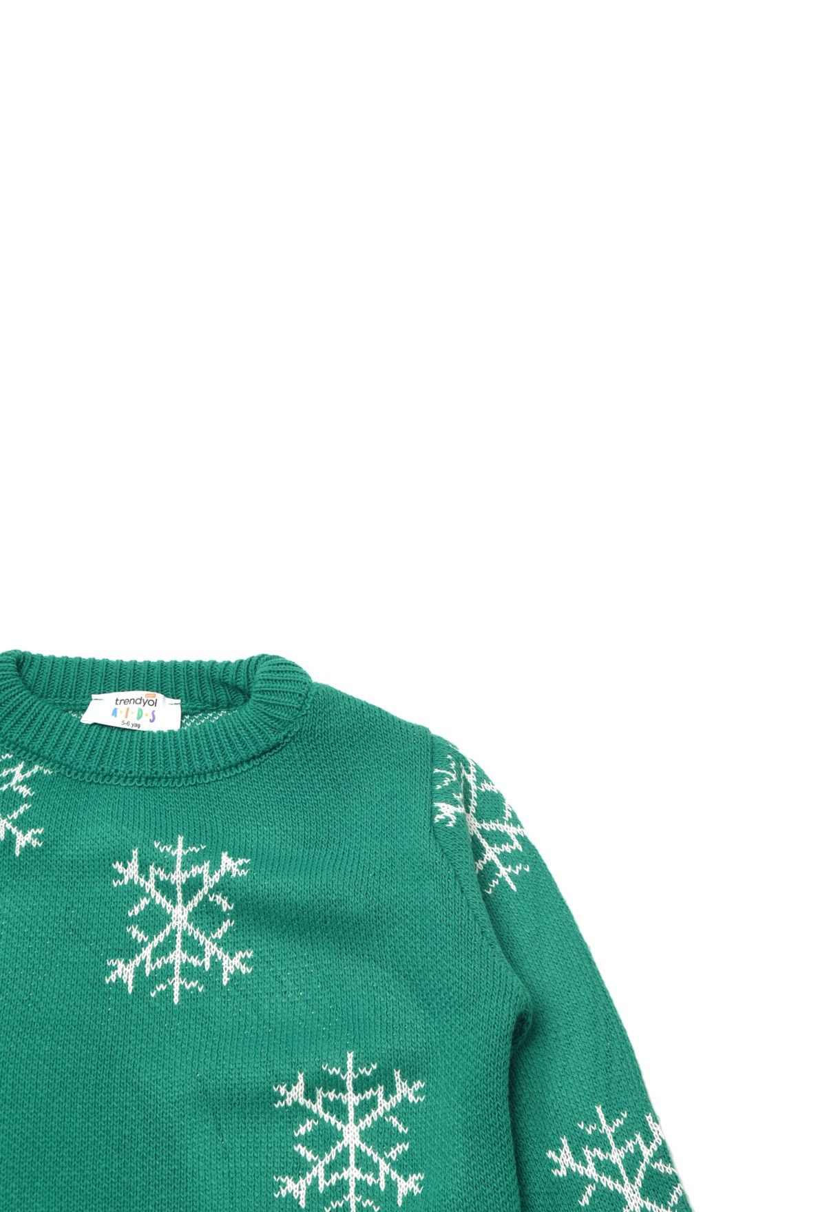 Kids Printed Knitted Sweater