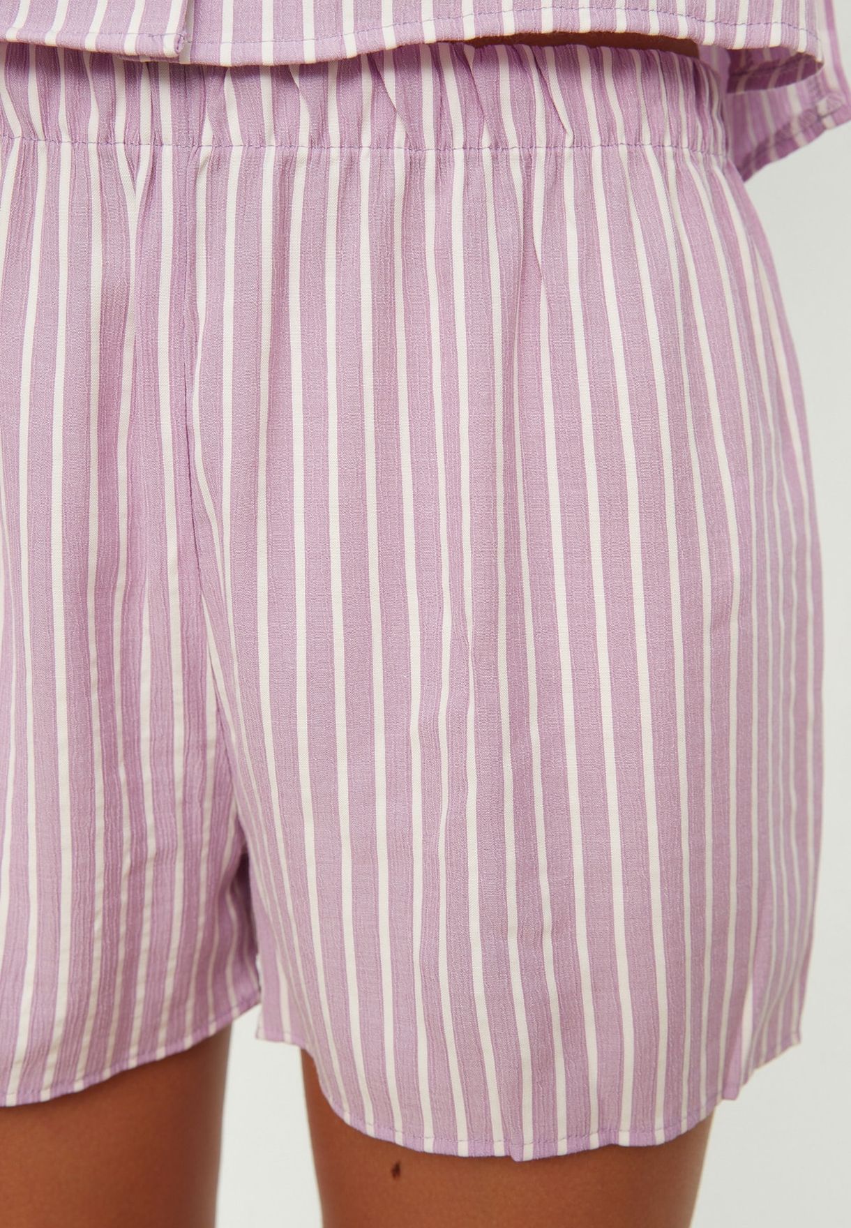 Striped Knitted Pajama Set
