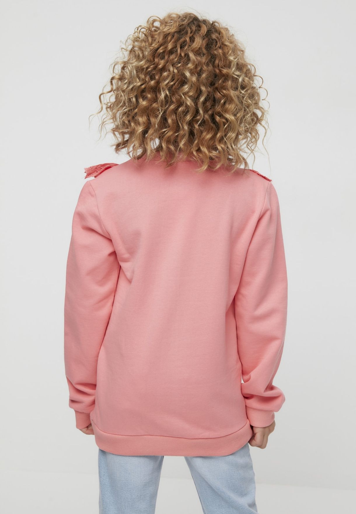 Kids Embroidered Knitted Sweatshirt
