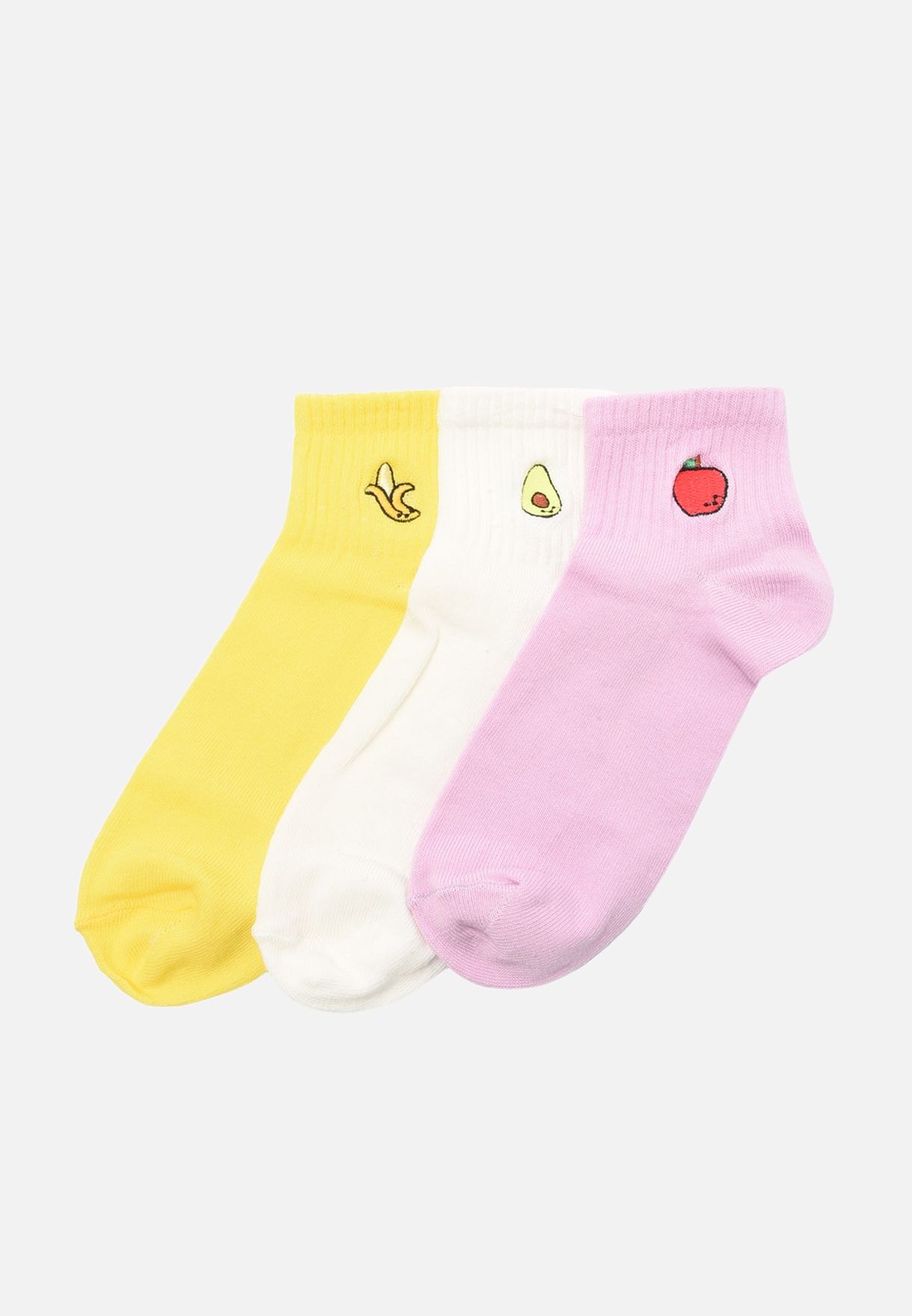 Knitted Embroidered Socks