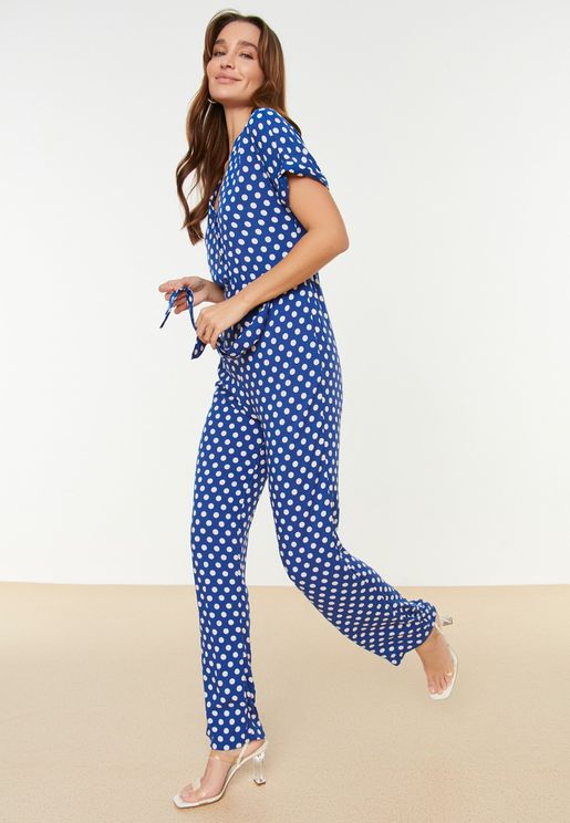 polka dot jumpsuit online