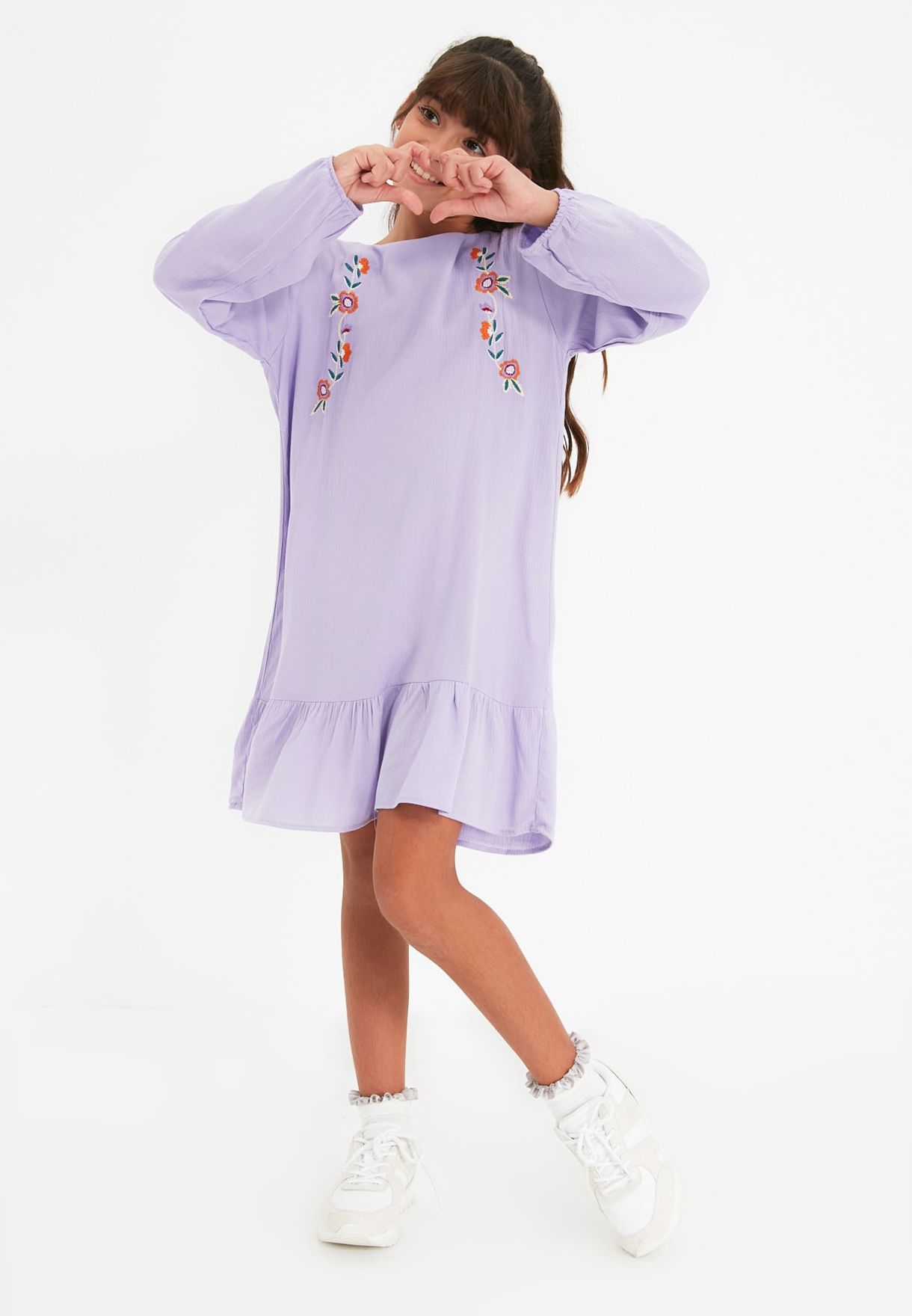 Kids Embroidered Dress