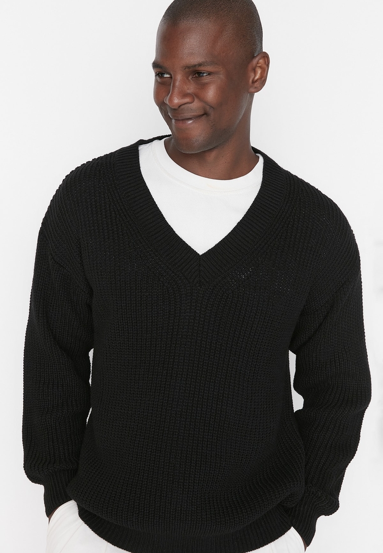 BOSS - Regular-fit sweater with cable-knit structure