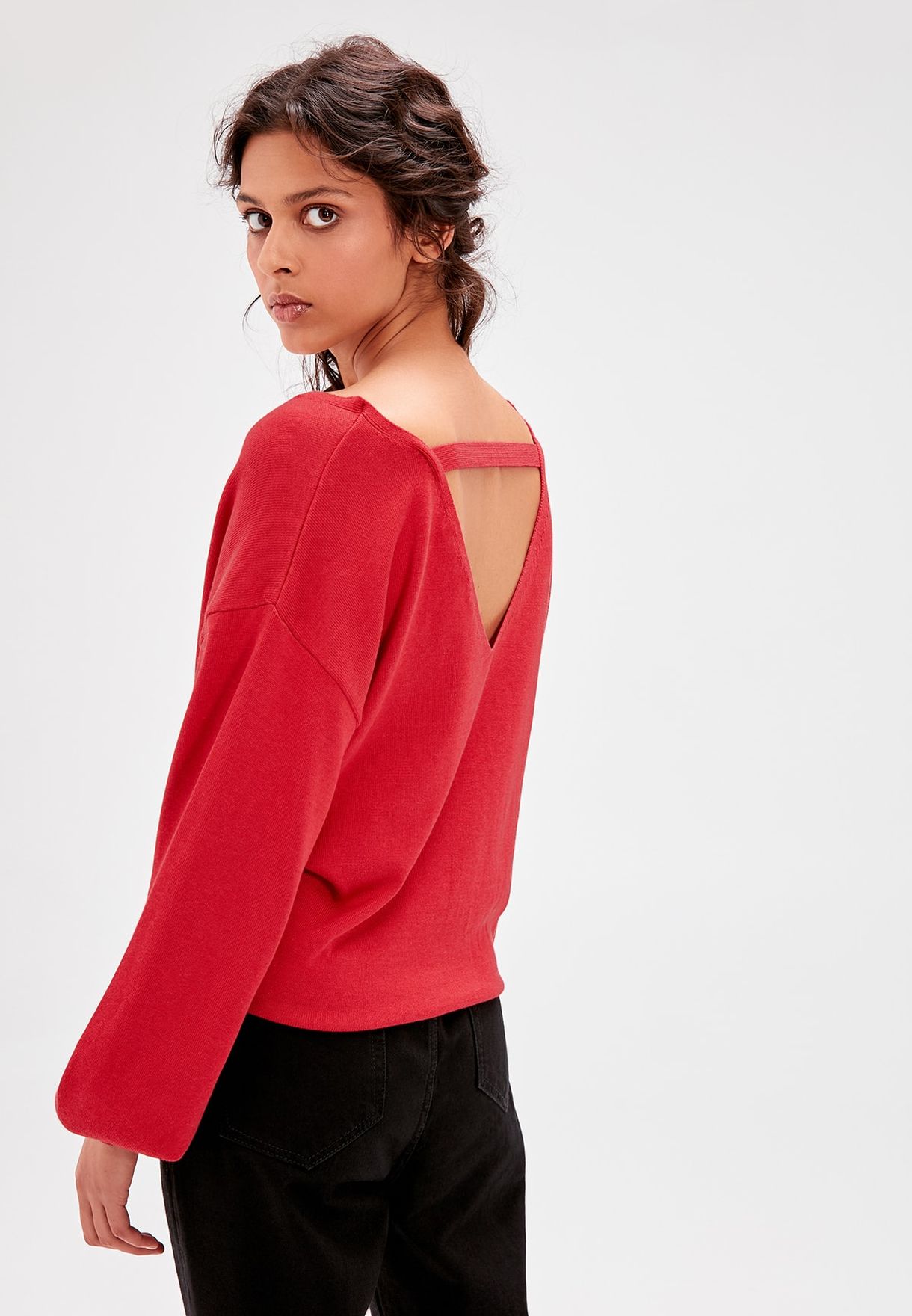 v back sweater