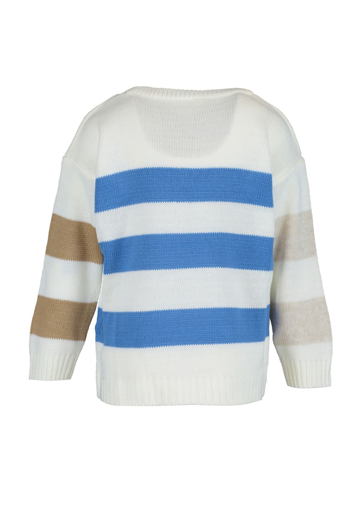 Kids Color Block Knitted Sweater