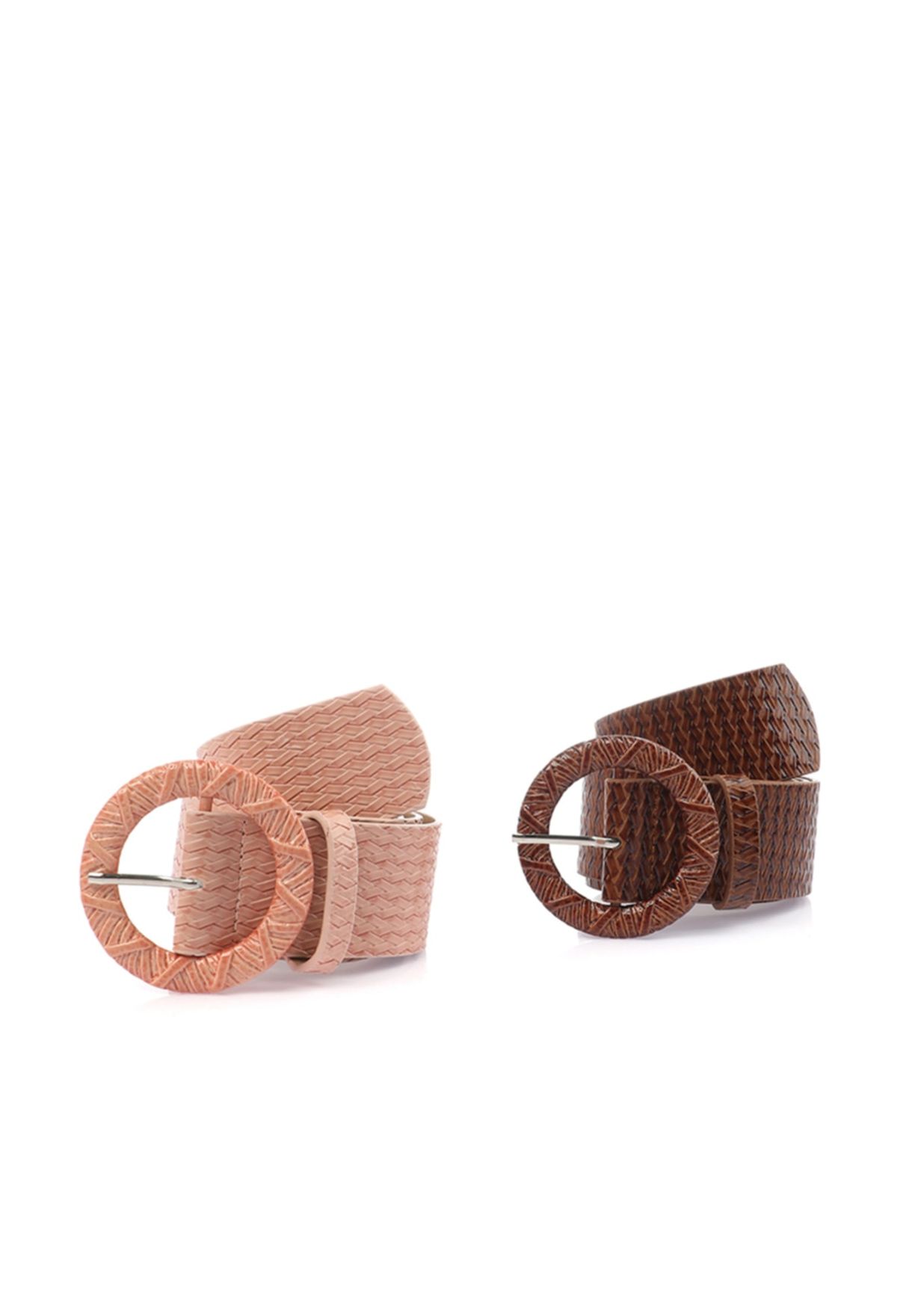 2-Pack Allocated Hole Belts